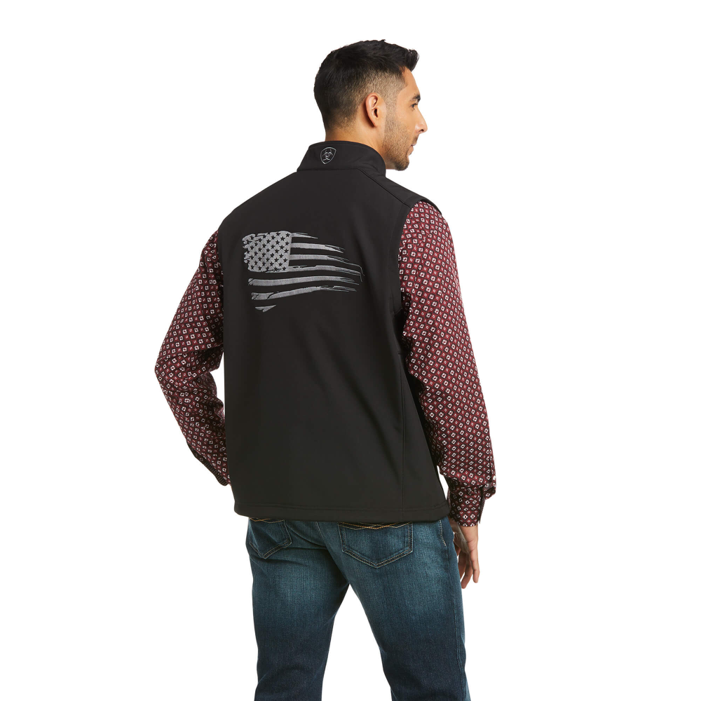 Ariat Mens Logo Patriot Softshell Vest - 10037559