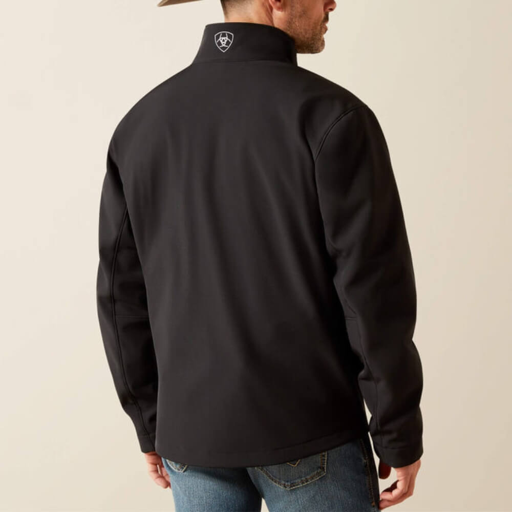 Ariat Mens Logo Softshell Jacket Black - 10062578