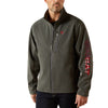 Ariat Mens Logo Softshell Jacket Charcoal - 10062579