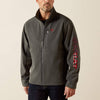Ariat Mens Logo Softshell Jacket Charcoal - 10062579