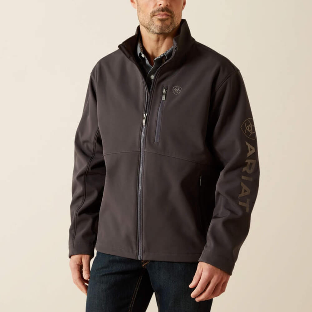 Ariat Mens Logo Softshell Jacket Phantom - 10062580