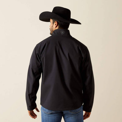 Ariat Mens Logo Softshell Jacket Phantom/Grey Southwest - 10062586
