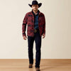 Ariat Mens Logo Softshell Jacket Red Mahogany - 10079455