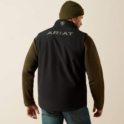 Ariat Mens Logo Softshell Vest Black - 10062587