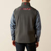 Ariat Mens Logo Softshell Vest Charcoal - 10062588