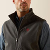 Ariat Mens Logo Softshell Vest Charcoal - 10062588