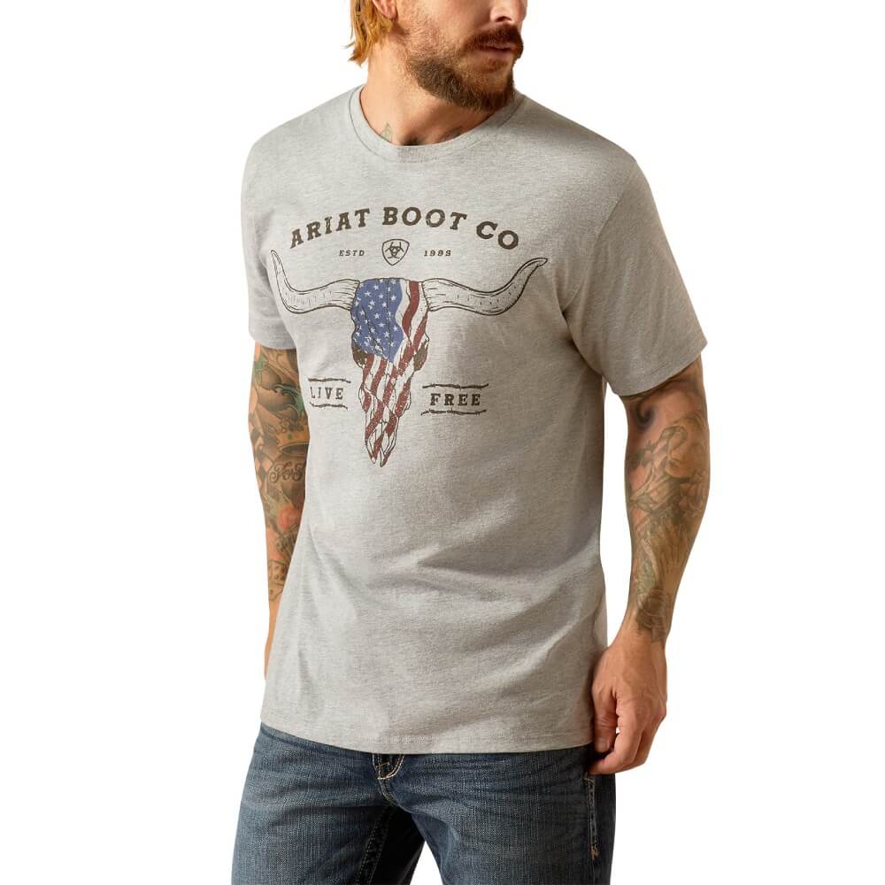 Ariat Mens Long Live Freedom T-Shirt