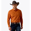 Ariat Mens Ludwig Long Sleeve Shirt Orange - 10080741