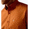 Ariat Mens Ludwig Long Sleeve Shirt Orange - 10080741