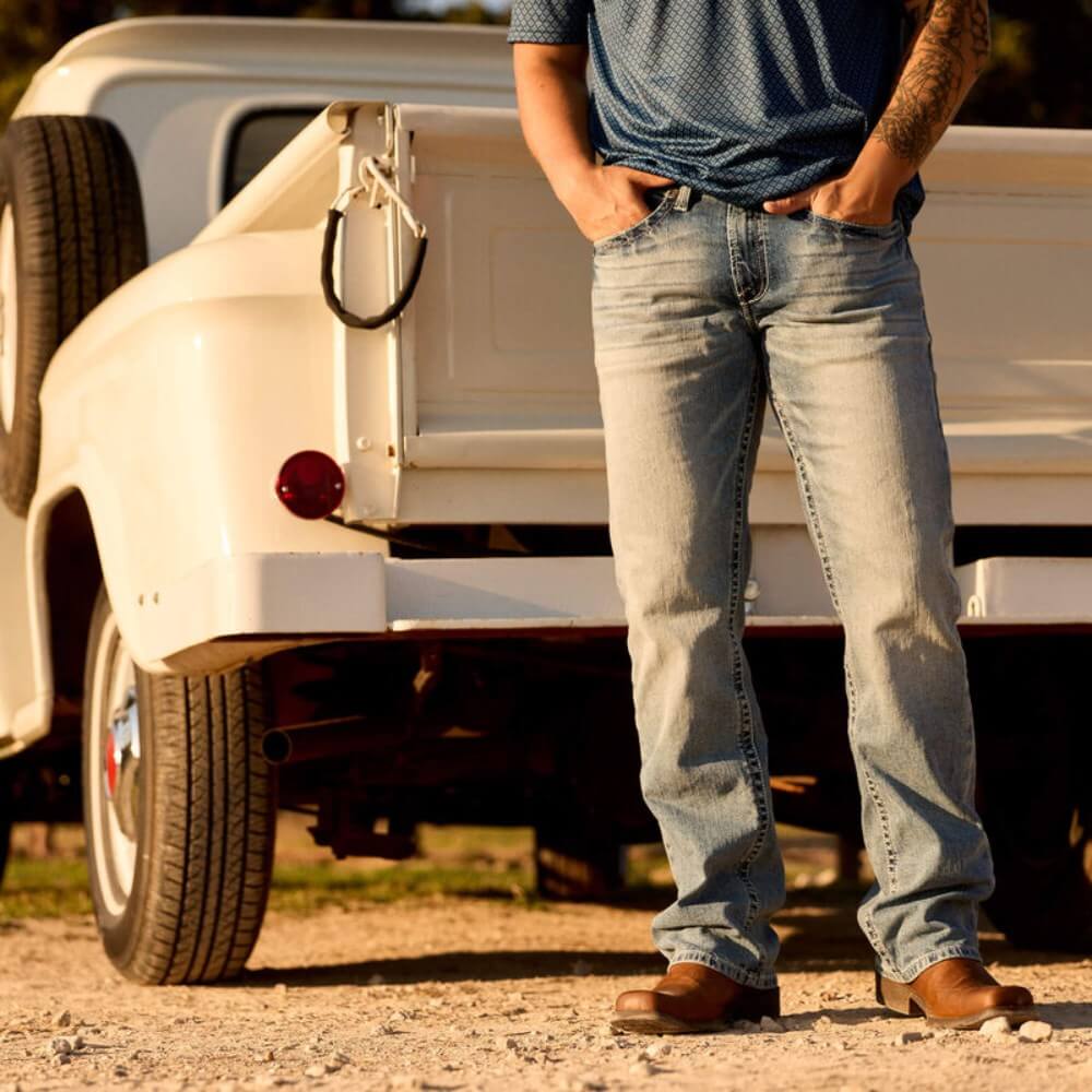 Ariat Mens M2 Relaxed Stirling Stretch Bootcut Jeans Shasta - 10020942