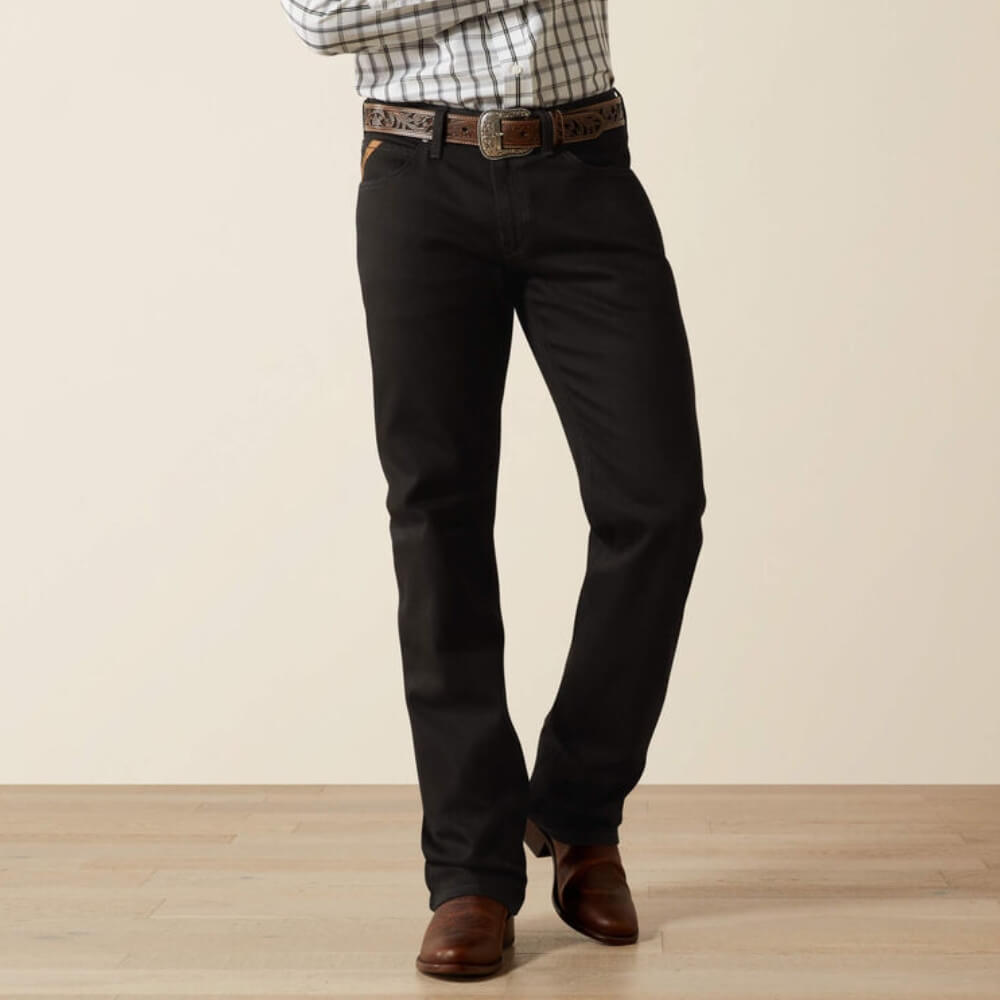 Ariat Mens M4 Relaxed Hansen Bootcut Jeans Black - 10070592