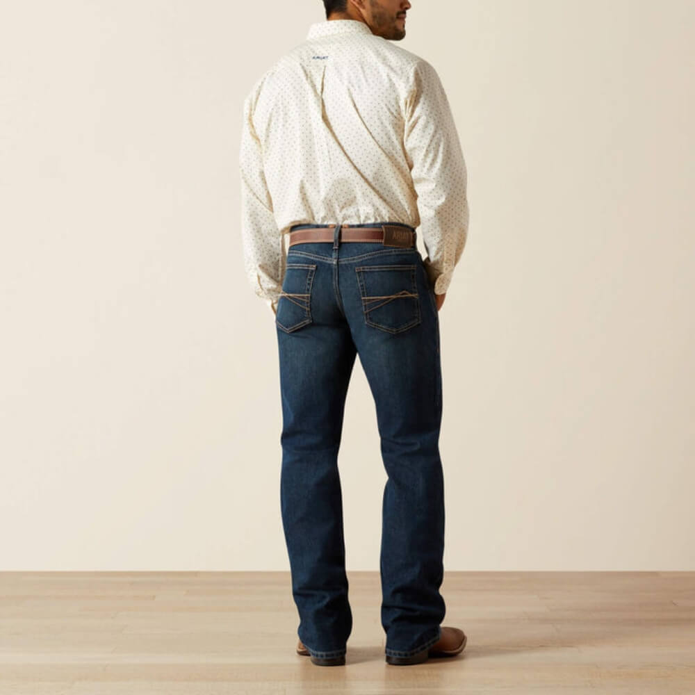 Ariat Mens M4 Relaxed Harvey Boot Cut Jeans Alan - 10061747