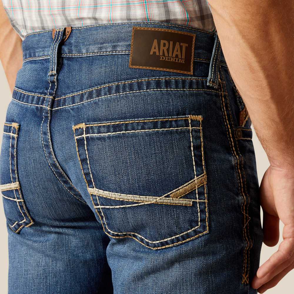 Ariat Mens M5 Straight Bucklin Jeans