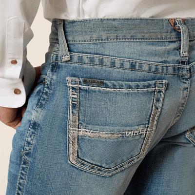 Ariat Mens M7 Rocker Stretch Stirling Stackable Straight Leg Jeans Shasta - 10031997