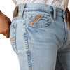 Ariat Mens M7 Slim Jackson Straight Leg Jeans Light Wash - 10072979