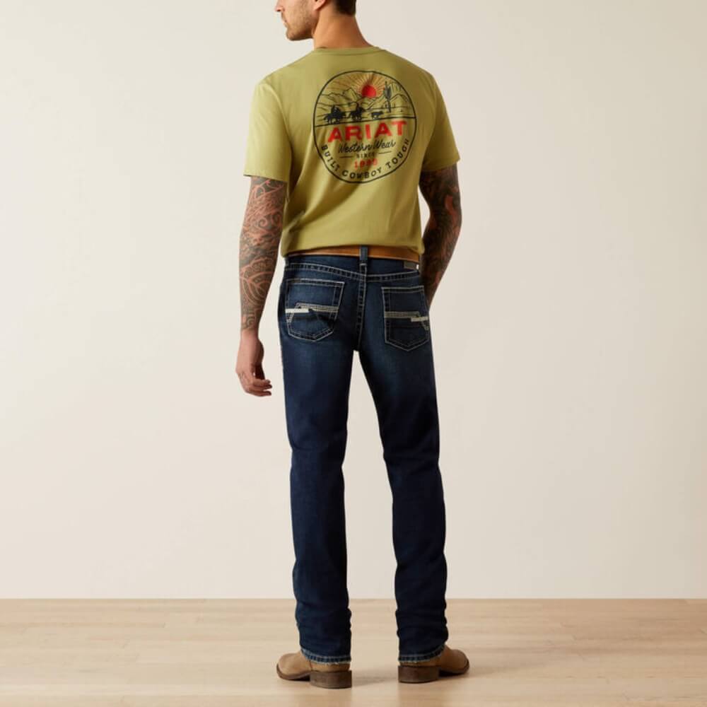 Ariat Mens M8 Modern Slim Matthew Straight Jeans Hillcrest - 10058930