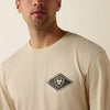 Ariat Mens Medallion Standard Long Sleeve T-Shirt Natural - 10080589