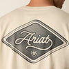 Ariat Mens Medallion Standard Long Sleeve T-Shirt Natural - 10080589
