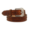 Ariat Mens Medium Brown Rowdy Center Western Belt - A1019444