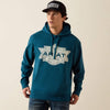 Ariat Mens Mesa Motif Hoodie Legion Blue - 10079368