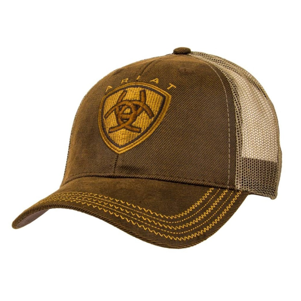 Ariat Mens Mesh Back Logo Velcro Back Cap - 1515602