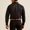 Ariat Mens Mexico Fitted Long Sleeve Shirt Black - 10038914