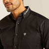 Ariat Mens Mexico Fitted Long Sleeve Shirt Black - 10038914