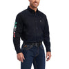 Ariat Mens Mexico Long Sleeve Shirt Black - 10038500