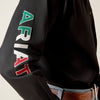 Ariat Mens Mexico Long Sleeve Shirt Black - 10038500