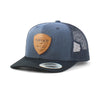 Ariat Mens Navy Leather Logo Patch Cap - A300065427