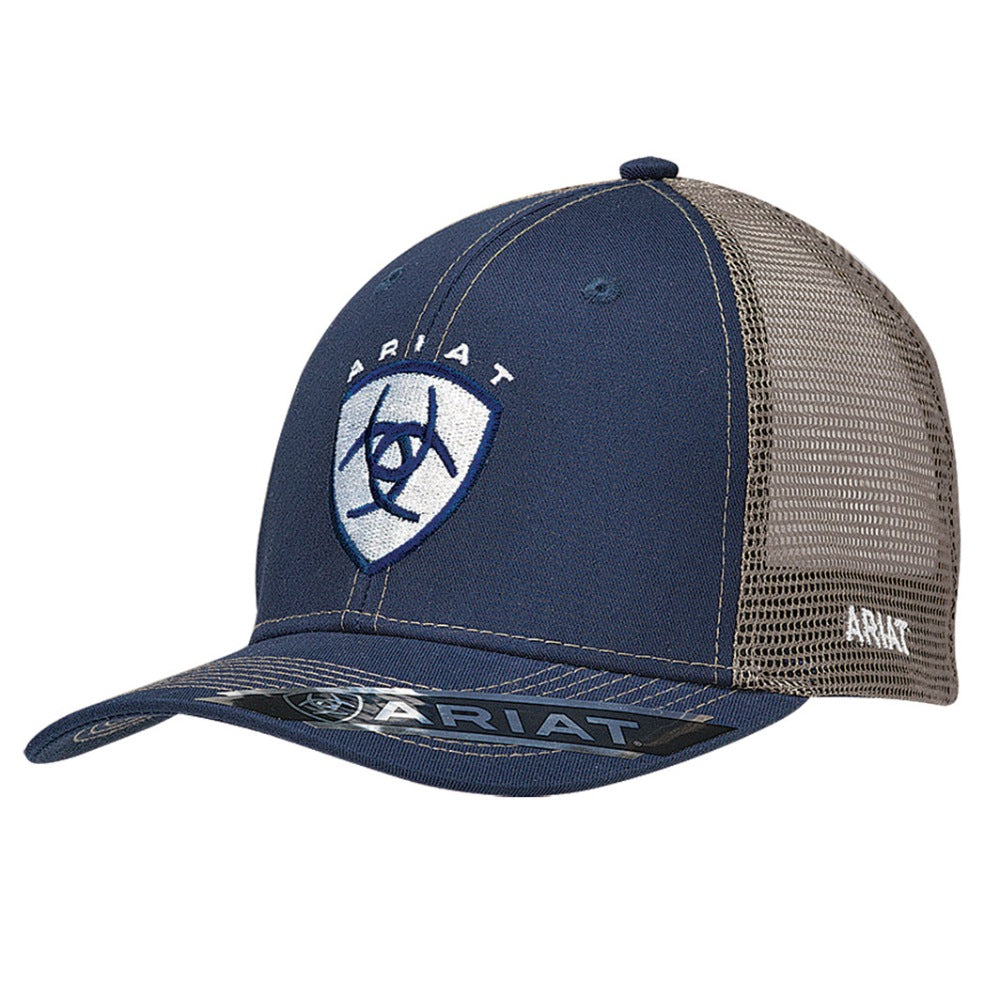 Ariat Mens Navy Shield Logo Cap - 1595303