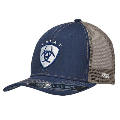 Ariat Mens Navy Shield Logo Cap - 1595303