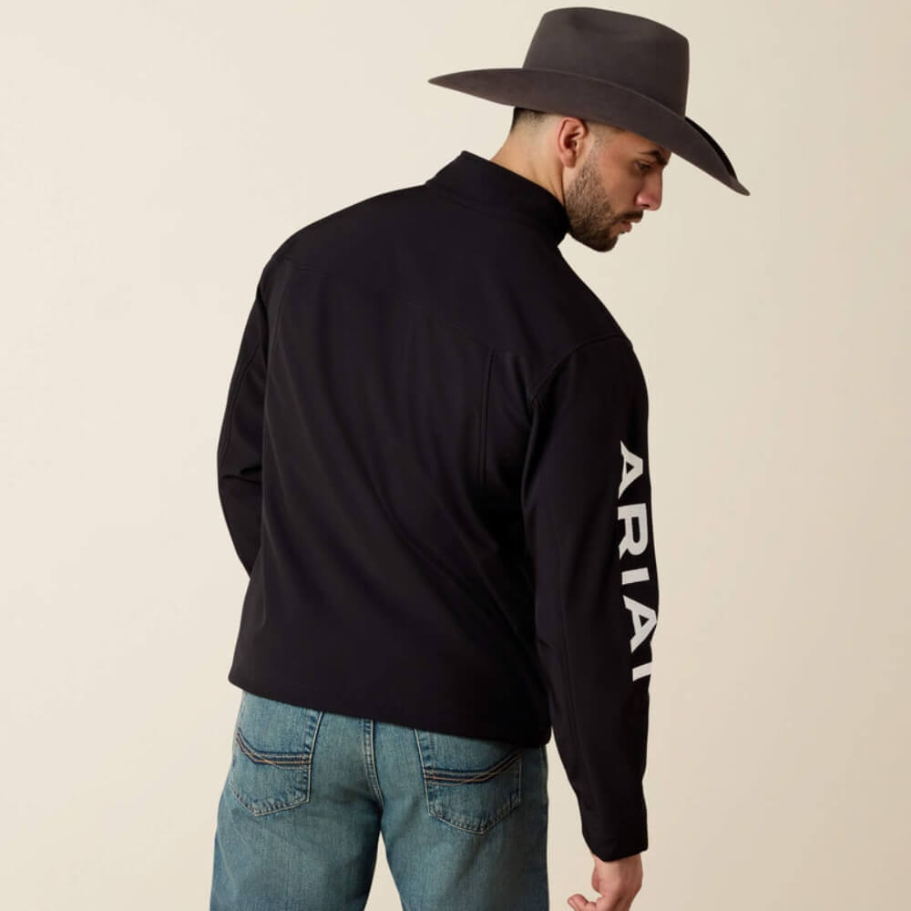 Ariat Mens New Team Black Softshell Jacket Shop Now