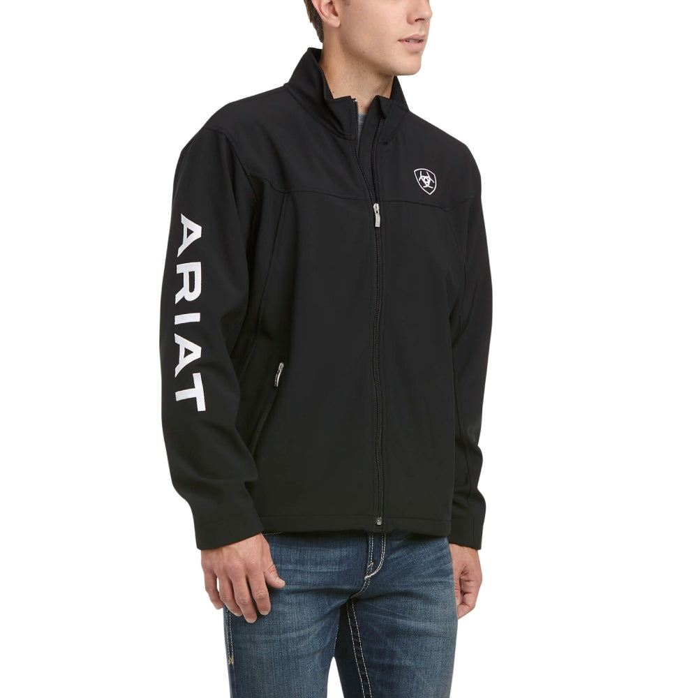 Ariat Mens New Team Black Softshell Jacket 