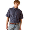 Ariat Mens Nikola Classic Fit Shirt Key Blue - 10073521