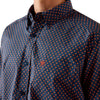 Ariat Mens Nikola Classic Fit Shirt Key Blue - 10073521