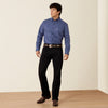 Ariat Mens Nikolas Fitted Long Sleeve Shirt Oceana - 10079259