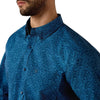 Ariat Mens Niven Classic Fit Long Sleeve Shirt Key Largo - 10073535