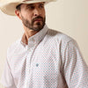 Ariat Mens Noam Classic Fit Shirt White - 10073586