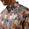 Ariat Mens Nova Classic Fit Shirt Blue - 10073522
