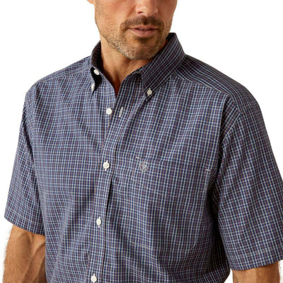 Ariat Mens Oaklee Classic Fit Shirt Navy