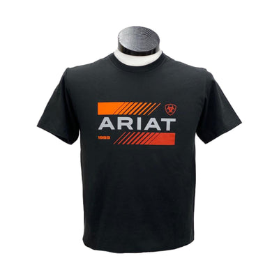 Ariat Mens Octane Stack Black T-Shirt