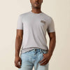 Ariat Mens Outline Shop T-Shirt Pewter - 10073960