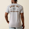 Ariat Mens Outline Shop T-Shirt Pewter - 10073960