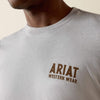 Ariat Mens Outline Shop T-Shirt Pewter - 10073960