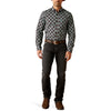 Ariat Mens Paige Black Print Shirt