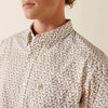 Ariat Mens Pancho Classic Fit Shirt White Bottles Print - 10071603