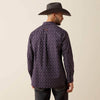 Ariat Mens Parry Classic Fit Shirt Purplavy Paisley Print - 10079288