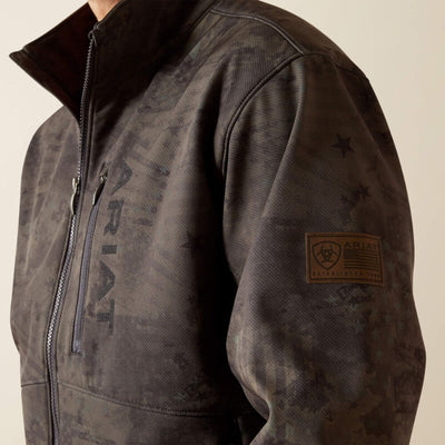 Ariat Mens Patriot Flag Softshell Jacket