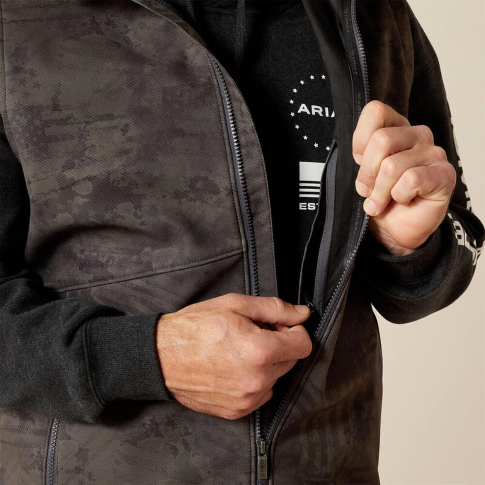 Ariat Mens Patriot Flag Softshell Vest